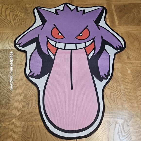 Gengar decor Rug 31“ X 23“ Nice Brand New Rug. Pokémon game room decor Custom - Picture 1 of 5